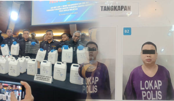 Dua suspek warga Taiwan direman tujuh hari hingga 4 Jun ini bagi siasatan di bawah Seksyen 39B Akta Dadah Berbahaya 1952