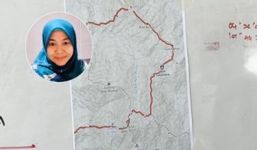 Operasi SAR pendaki hilang, Jaslinda Saludi diteruskan dengan penglibatan lapan anggota Pasukan Gerakan Am.