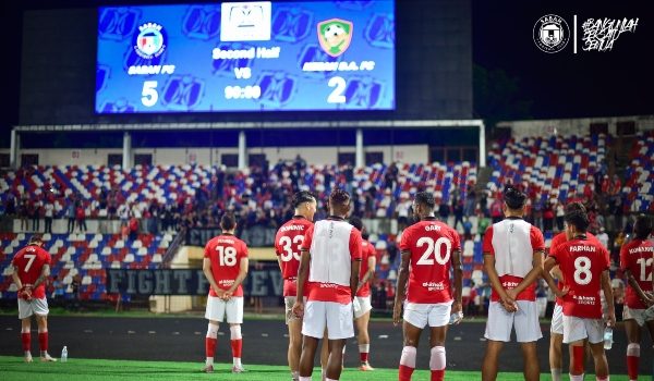Pemain Sabah FC meraikan kejayaan mereka selepas membenam Kedah Darul Aman FC 5-2 di Stadium Likas, mencipta rekod kemenangan hatrik di laman sendiri dalam saingan Liga Super/Foto Sabah FC