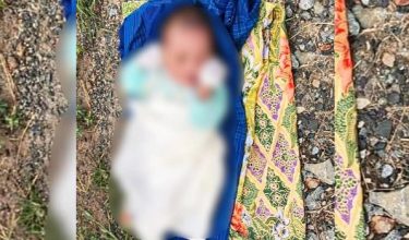 Bayi perempuan yang ditemukan di sawah padi semalam