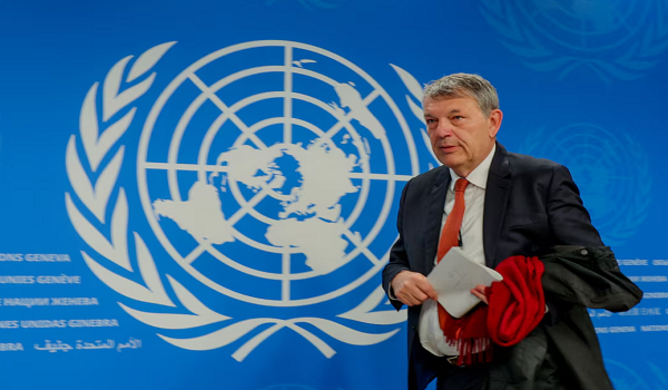 Ketua Pesuruhjaya Agensi Bantuan dan Kerja Pertubuhan Bangsa Bersatu untuk Pelarian Palestin (UNRWA), Philippe Lazzarini/REUTERS