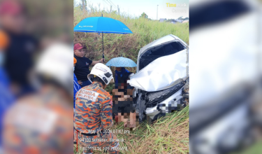 Kemalangan berhampiran Sekolah Menengah Kebangsaan (SMK) Sematan, Lundu