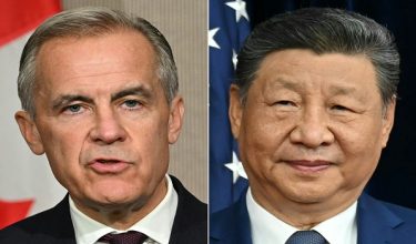 Perdana Menteri Kanada, Mark Carney dan Presiden China, Xi Jinping/AFP