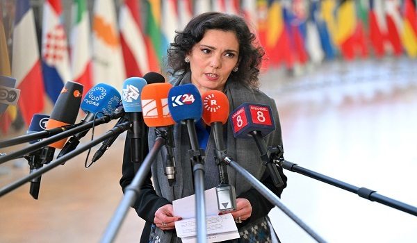 Ketua Kemanusiaan EU, Hadja Lahbib/ AFP