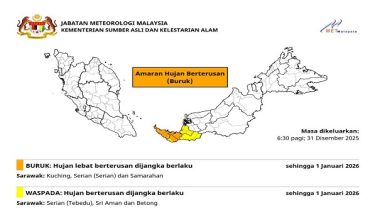 Foto FB Malaysian Meteorological Department