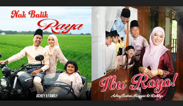 Achey.Nak Balik Raya & Ibu Raya