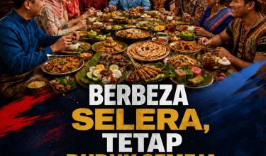 BERBEZA SELERA, TETAP DUDUK SEMEJA