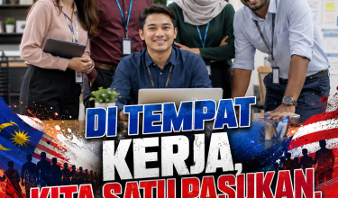 DI TEMPAT KERJA KITA SATU PASUKAN