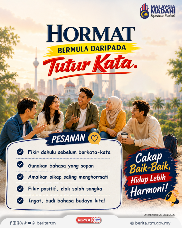 HORMAT BERMULA DARIPADA TUTUR KATA