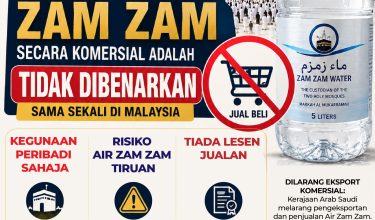 PENJUALAN AIR ZAM ZAM DILARANG 01