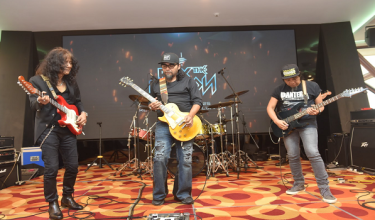 Gambar dari kiri Man Keedal (Waris), Jo Branko (Barbarik) dan  Eet Sjahranie (EdanE)